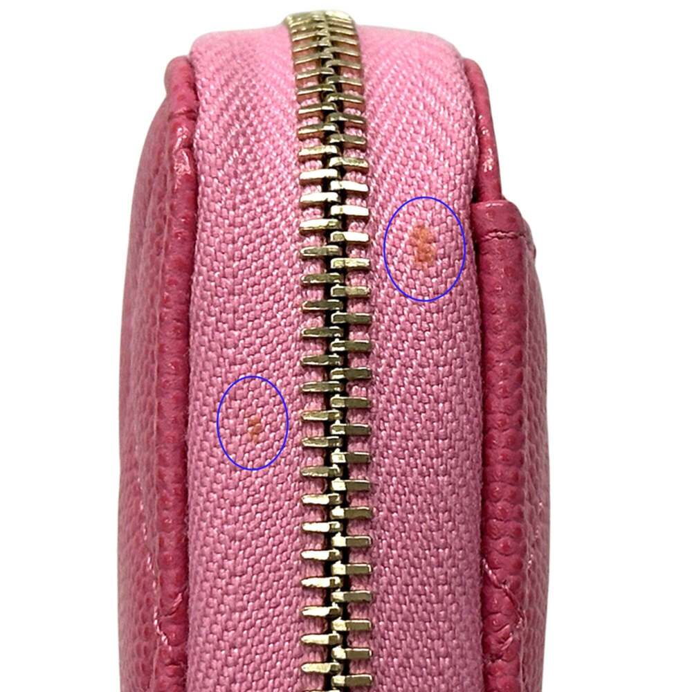 CHANEL Pink Caviar Leather Wallet - Picture 9 of 12